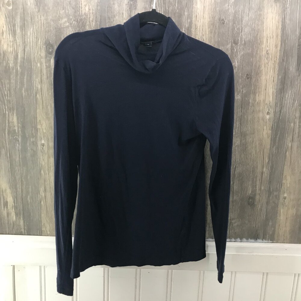 J. Crew Navy Long Sleeve Turtleneck Top